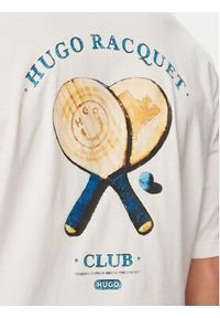 Hugo - HUGO T-Shirt Nulaxo 50560093 Kremowy Regular Fit. Kolor: kremowy #5
