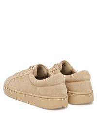 Hugo - HUGO Sneakersy Neston Tenn 50563557 Beżowy. Kolor: beżowy. Materiał: zamsz, skóra #4