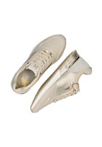 MEXX - Mexx sneakersy Fleur kolor beżowy MXK039902W. Nosek buta: okrągły. Zapięcie: sznurówki. Kolor: beżowy. Materiał: guma #6