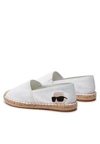 Karl Lagerfeld - KARL LAGERFELD Espadryle KL80111N Biały. Kolor: biały. Materiał: materiał #6