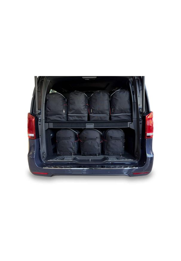 KJUST - Torby Do Bagażnika Mercedes-Benz Eqv Long 2020+ 7Szt Kjust. Kolor: czarny. Styl: sportowy