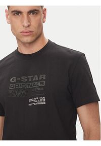 G-Star RAW - G-Star Raw T-Shirt Originals D26044-C336 Czarny Regular Fit. Kolor: czarny. Materiał: bawełna #3
