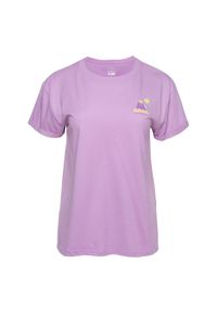 Elbrus - T-shirt Damski Z Krótkim Rękawem Resa. Kolor: różowy. Długość rękawa: krótki rękaw. Długość: krótkie