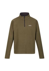 Regatta - Polar turystyczny męski z suwakiem Thompson. Kolor: zielony, brązowy, wielokolorowy. Materiał: polar. Sport: turystyka piesza #1