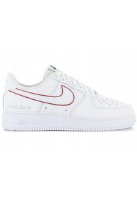 Nike - Buty na co dzień męskie NIKE AIR FORCE 1 skóra. Okazja: na co dzień. Kolor: biały. Materiał: skóra. Model: Nike Air Force