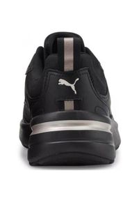 Buty do chodzenia damskie Puma FS Runner Metallic Wns. Zapięcie: sznurówki. Kolor: czarny. Materiał: materiał, syntetyk. Szerokość cholewki: normalna. Sport: turystyka piesza