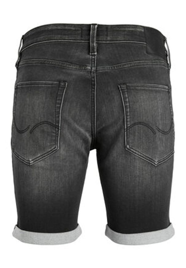 Jack & Jones - Jack&Jones Szorty jeansowe Rick 12223681 Szary Regular Fit. Kolor: szary. Materiał: bawełna, jeans