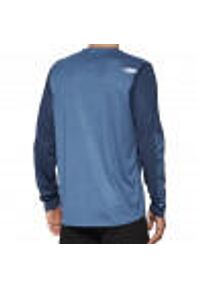 Bluza rowerowa męska 100% Airmatic Long Sleeve Jersey. Kolor: niebieski. Materiał: jersey. Długość rękawa: długi rękaw