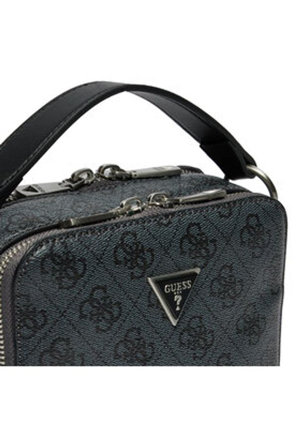 Guess Saszetka HMTOLO P4253 Czarny. Kolor: czarny. Materiał: skóra