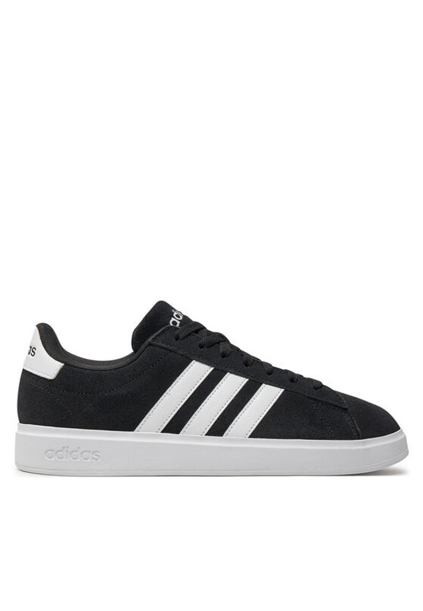 Adidas - adidas Sneakersy Grand Court 2.0 ID2963 Czarny. Kolor: czarny. Materiał: zamsz, skóra