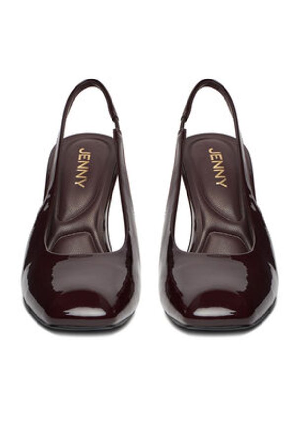 Jenny - JENNY Czółenka CEO-CD24-190-1 Bordowy. Kolor: czerwony. Materiał: materiał, syntetyk