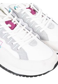 North Sails Sneakersy "Hitch" | RW-04 BRINK-061 | Hitch | Kobieta | Biały, Błękitny, Turkusowy. Kolor: niebieski, biały, wielokolorowy, turkusowy. Materiał: materiał, skóra. Wzór: aplikacja, kolorowy #3