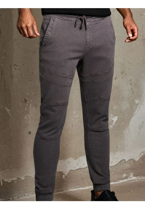 Sinsay - Spodnie jogger - szary. Kolor: szary