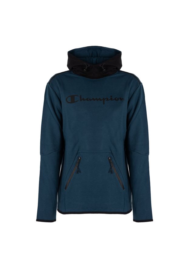 Champion Bluza | 218126 | Mężczyzna | Czarny, Niebieski. Okazja: na co dzień. Kolor: czarny, niebieski, wielokolorowy. Materiał: bawełna, poliester. Wzór: nadruk. Styl: klasyczny, elegancki, casual