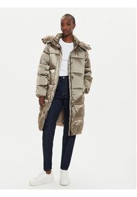 Calvin Klein Jeans Kurtka zimowa Shiny Monologo J20J224617 Szary Regular Fit. Kolor: szary. Materiał: syntetyk. Sezon: zima #3