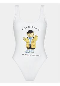 Polo Ralph Lauren Strój kąpielowy 21490410 Biały. Kolor: biały. Materiał: syntetyk