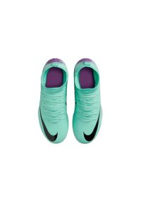 Buty piłkarskie dla dzieci Nike JR Superfly 9 Club Fgmg. Zapięcie: sznurówki. Kolor: biały. Materiał: materiał, syntetyk, tkanina. Szerokość cholewki: normalna. Sport: piłka nożna