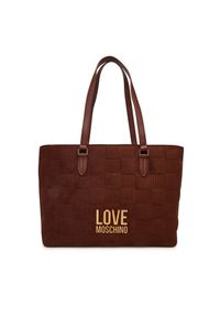 Love Moschino - Torebka LOVE MOSCHINO. Kolor: brązowy