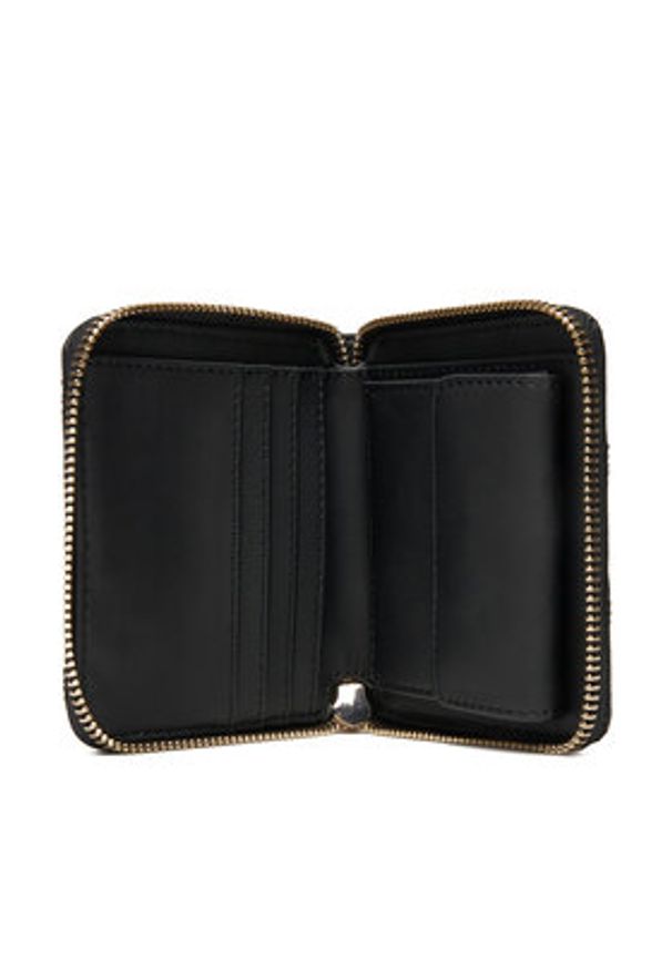 Guess Portfel Giully II Slg SWQG96 73137 Czarny. Kolor: czarny. Materiał: skóra