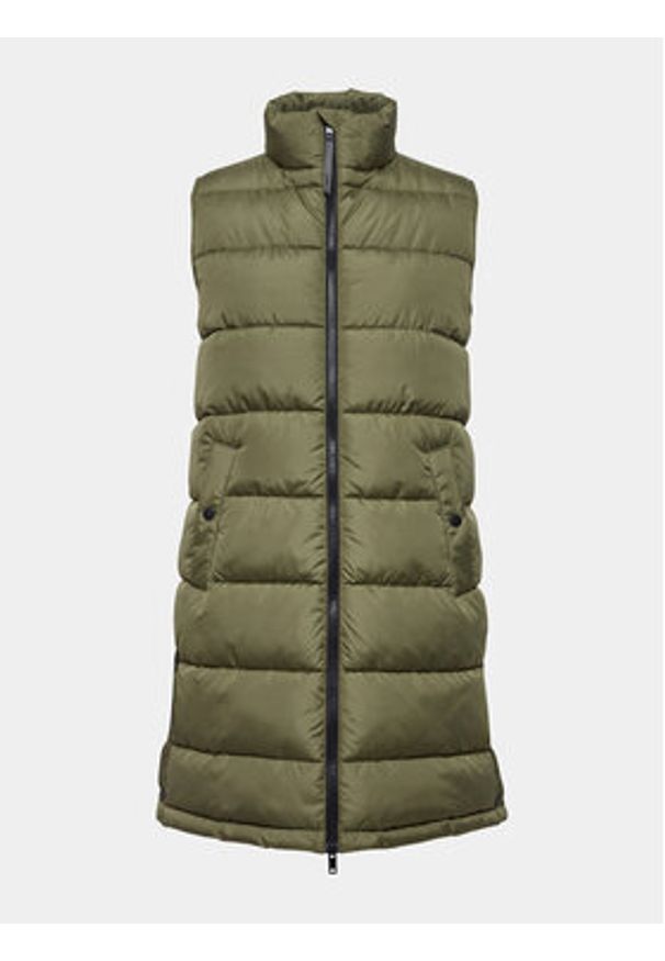 Fransa Bezrękawnik 20612165 Khaki Regular Fit. Kolor: brązowy. Materiał: syntetyk. Długość rękawa: bez rękawów
