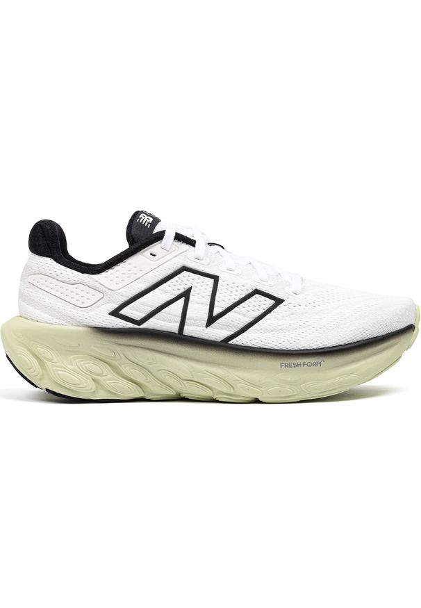 Buty do biegania damskie New Balance Fresh Foam 1080 v13 W1080LAD – białe. Okazja: na co dzień. Kolor: biały. Materiał: materiał. Szerokość cholewki: normalna. Sport: fitness, bieganie