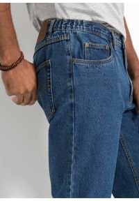 Dżinsy z elastycznymi wstawkami w talii CLASSIC FIT STRAIGHT bonprix niebieski denim. Kolor: niebieski #7