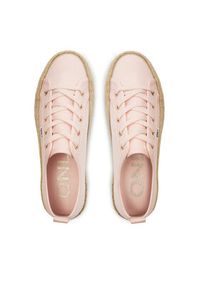 ONLY Shoes Espadryle Onlida 15319621 Różowy. Kolor: różowy. Materiał: materiał #3