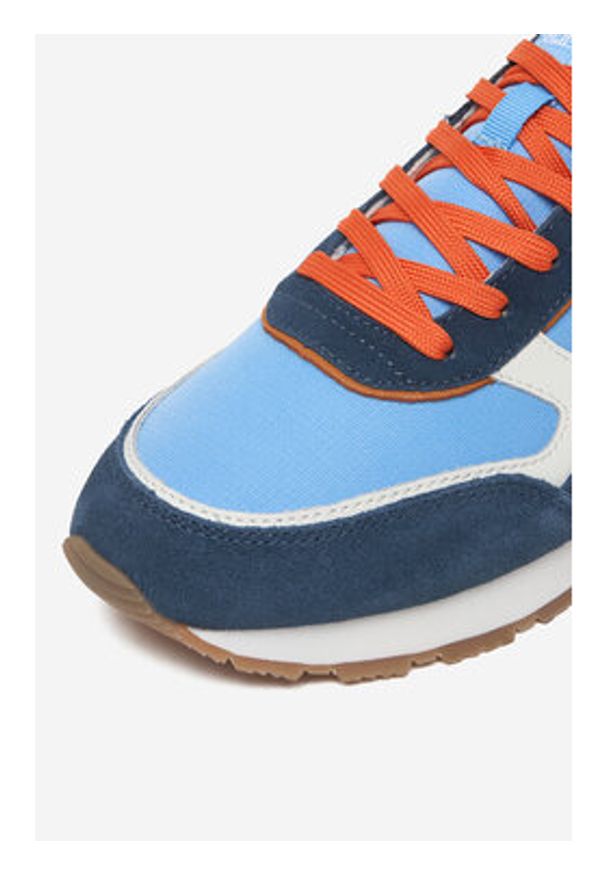 G-Star RAW - G-Star Raw Sneakersy EO-LUK-01 Niebieski. Kolor: niebieski. Materiał: skóra, zamsz