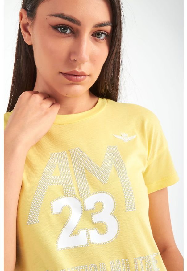 Aeronautica Militare - T-SHIRT AERONAUTICA MILITARE. Materiał: bawełna. Wzór: nadruk