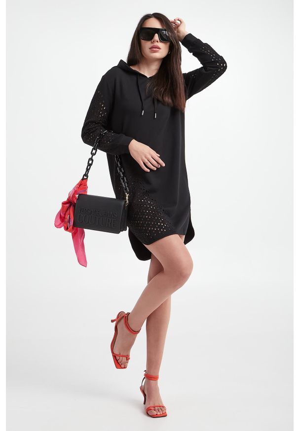 Sportalm - Sukienka Talora SPORTALM. Długość rękawa: długi rękaw. Wzór: ażurowy, aplikacja