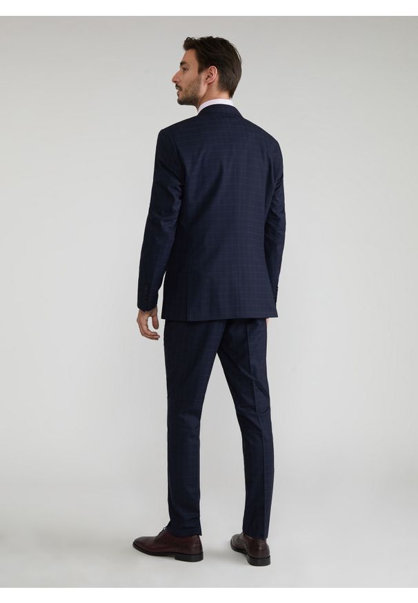 Pako Lorente - PAKO LORENTE – Granatowa marynarka garniturowa P22SF-3G-013-G-S. Kolor: niebieski. Materiał: poliester, elastan, wiskoza