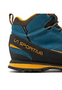 LA SPORTIVA - La Sportiva Trekkingi Boulder X Mid Gtx GORE-TEX 17EBY. Kolor: niebieski. Materiał: materiał. Technologia: Gore-Tex. Sport: turystyka piesza #3