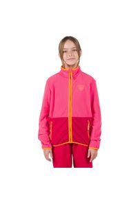 Bluza dziecięca Rossignol Jr Strawpile Fleece Fz. Kolor: różowy. Sezon: zima. Sport: narciarstwo