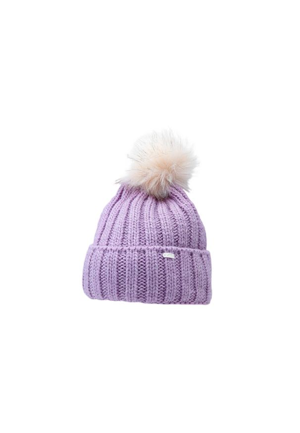 4f - Czapka Zimowa 4F. Kolor: fioletowy. Sezon: zima