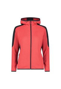 Bluza damska turystyczna CMP 34G1516. Kolor: czerwony. Sport: turystyka piesza