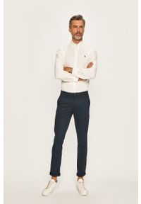 Polo Ralph Lauren - Koszula. Typ kołnierza: polo. Kolor: biały. Materiał: tkanina. Wzór: gładki #3