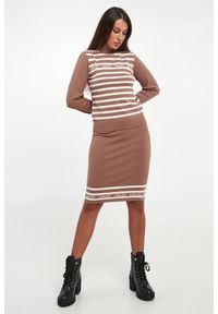 Liu Jo - Golf damski w paski LIU JO. Typ kołnierza: golf. Wzór: paski #3