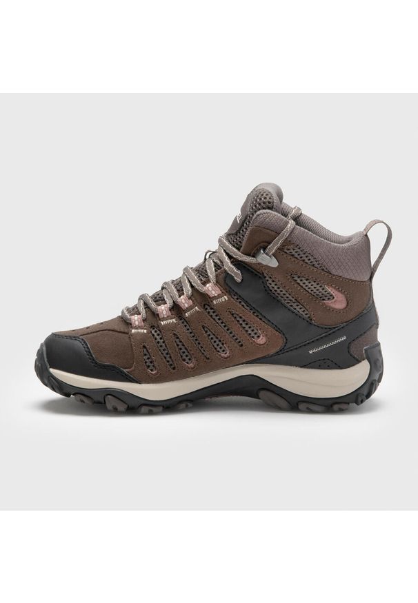 Merrell - Buty turystyczne damskie Crosslander Mid wodoodporne. Materiał: kauczuk. Styl: sportowy