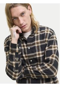 Jack & Jones - Jack&Jones Koszula Classic Flannel 12278406 Czarny Regular Fit. Kolor: czarny. Materiał: bawełna #7