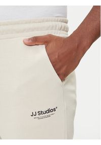 Jack & Jones Spodnie dresowe Kane Soho 12278943 Beżowy Regular Fit. Kolor: beżowy. Materiał: bawełna #5