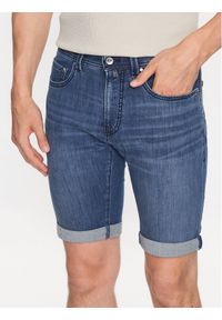 Pierre Cardin Szorty jeansowe 34520/000/8069 Niebieski Regular Fit. Kolor: niebieski. Materiał: bawełna, jeans