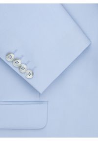 Pako Lorente - PAKO LORENTE - Błękitna wełniana marynarka garniturowa. Kolor: niebieski. Materiał: wełna. Wzór: gładki. Styl: młodzieżowy #2