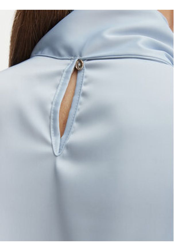 Rinascimento Bluzka CFC0127771003 Błękitny Regular Fit. Kolor: niebieski. Materiał: syntetyk