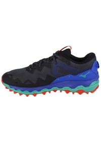 Buty do biegania męskie Mizuno Wave Mujin 9. Kolor: czarny. Materiał: materiał, syntetyk, tkanina. Model: Mizuno Wave