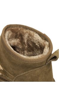 DeeZee Śniegowce W23Q11482 Khaki. Kolor: brązowy. Materiał: materiał #5