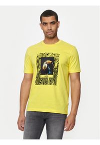 BOSS - Boss T-Shirt Te_Tucan 50516012 Żółty Regular Fit. Kolor: żółty. Materiał: bawełna #1