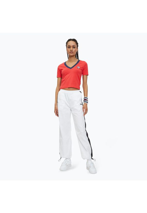 Fila - Koszulka damska FILA Ludhiana. Kolor: czerwony