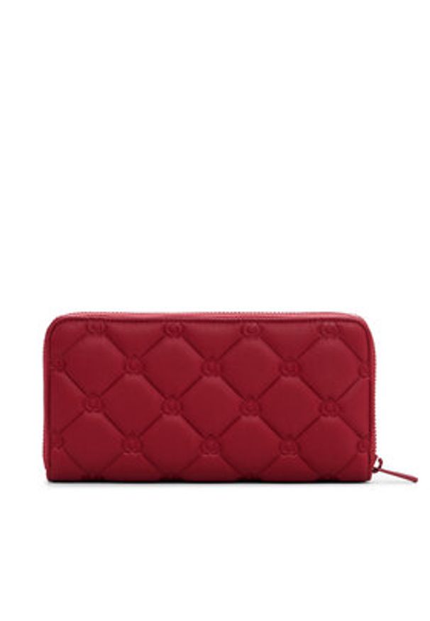 Desigual Duży Portfel Damski 25SAYP60 Czerwony. Kolor: czerwony. Materiał: skóra