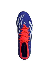 Adidas - Buty piłkarskie adidas Predator Pro Fg IF6330 czerwone. Zapięcie: sznurówki. Kolor: czerwony. Materiał: dzianina, syntetyk, materiał, guma. Szerokość cholewki: normalna. Sport: piłka nożna #6