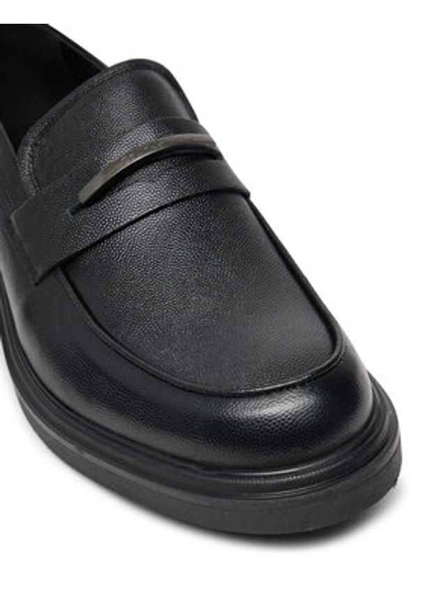 Calvin Klein Półbuty HM0HM01774 Czarny. Kolor: czarny. Materiał: skóra